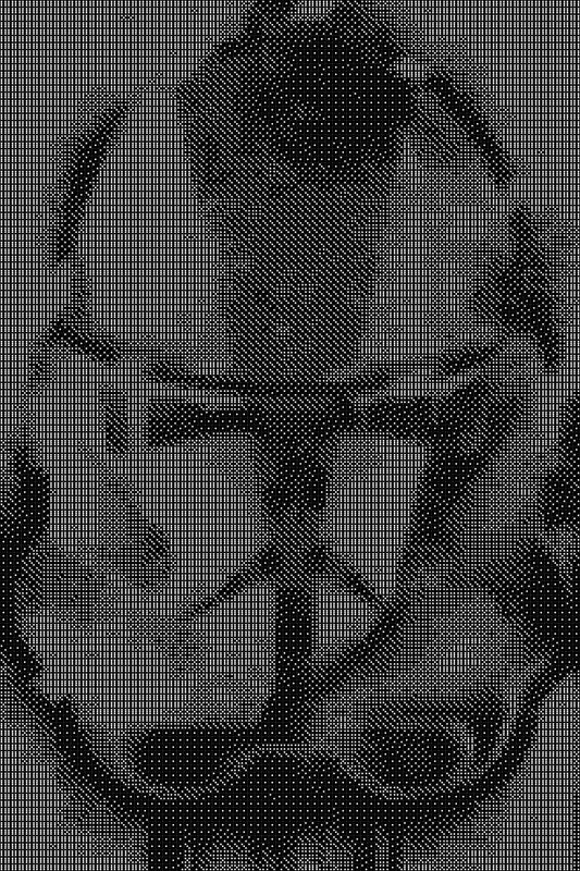 Stormtrooper 5 Dice Art- Handcrafted Dice Mosaic using 10,000+ Dice, Two Size Options