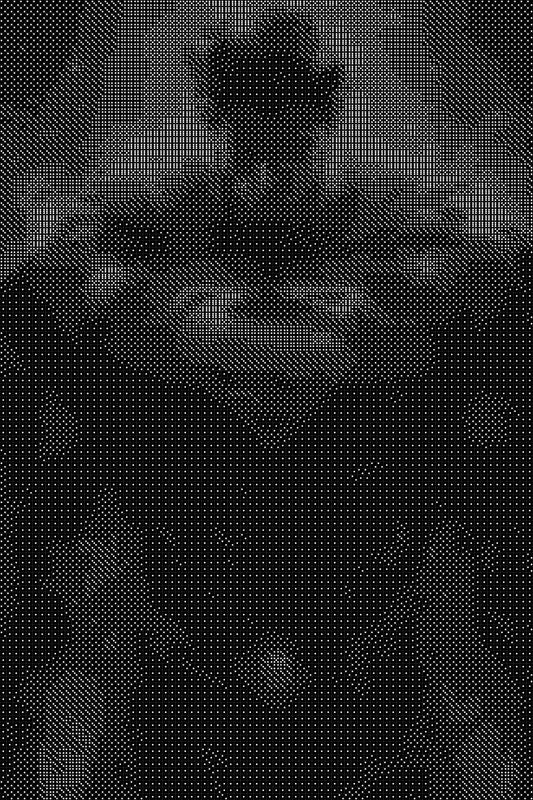 Super Man 2 Dice Art- Handcrafted Dice Mosaic using 10,000+ Dice, Two Size Options