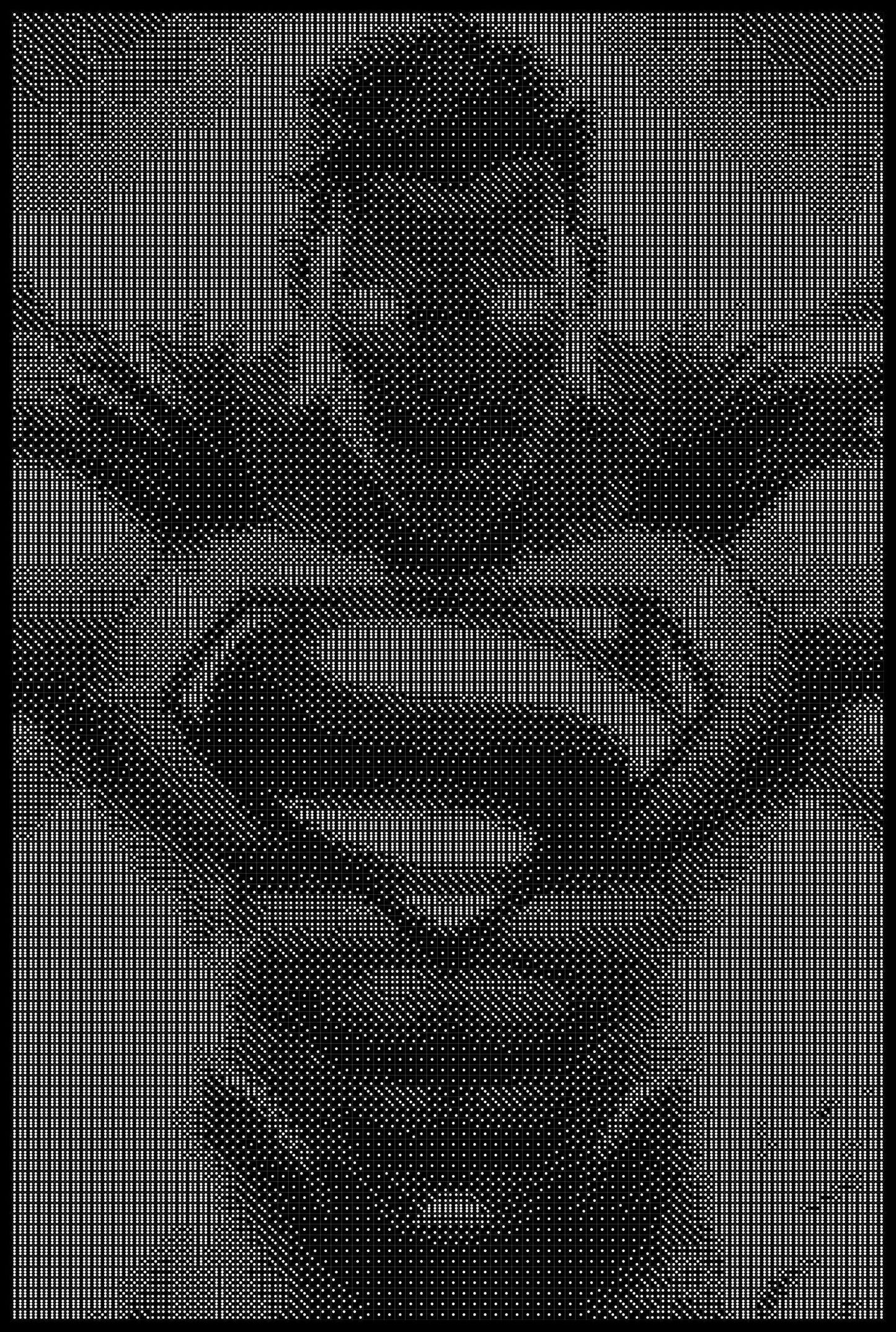 Super Man 3 Dice Art- Handcrafted Dice Mosaic using 10,000+ Dice, Two Size Options