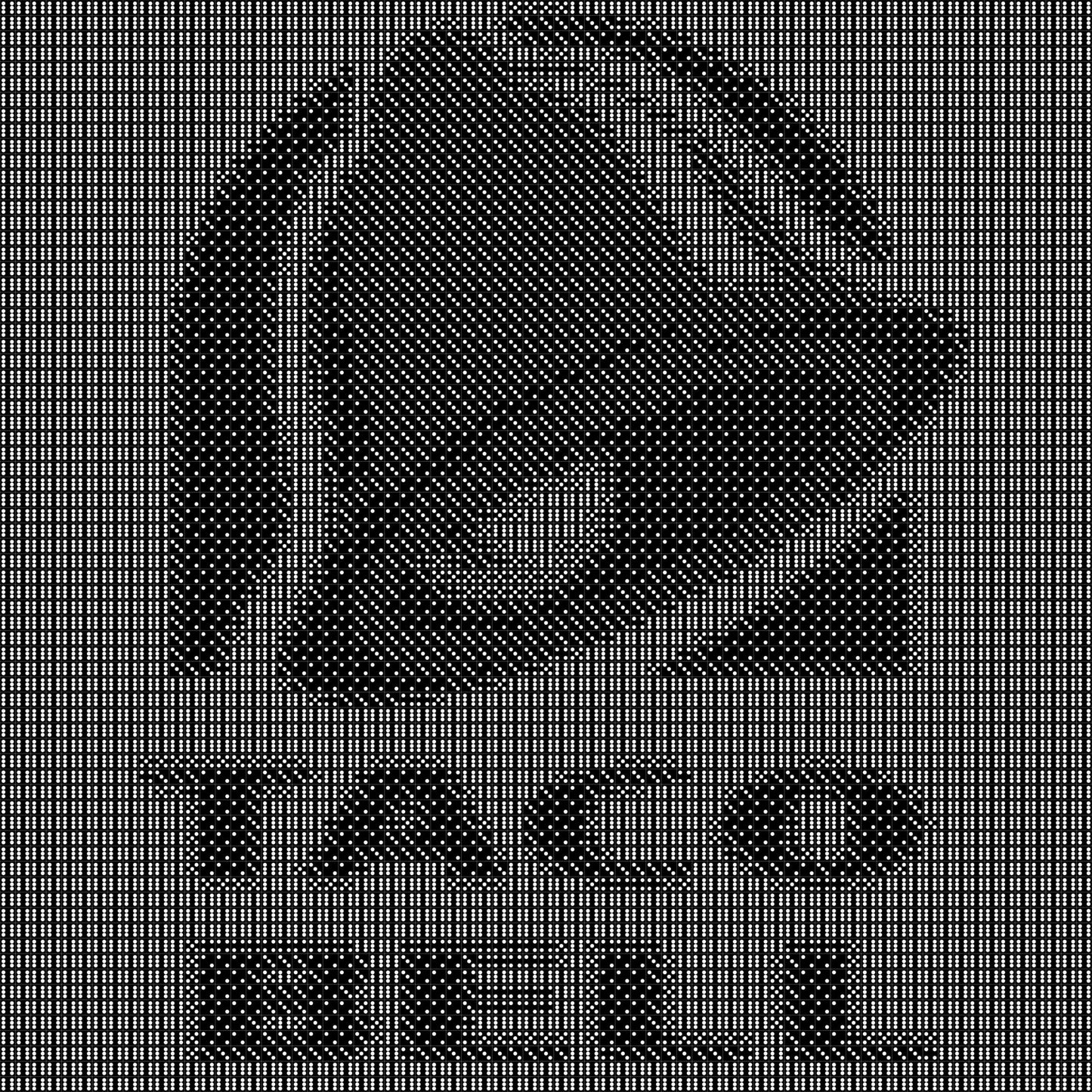 Taco Bell Dice Mosaic- Handcrafted Dice Art with 5,000+ Dice, Two Size Options