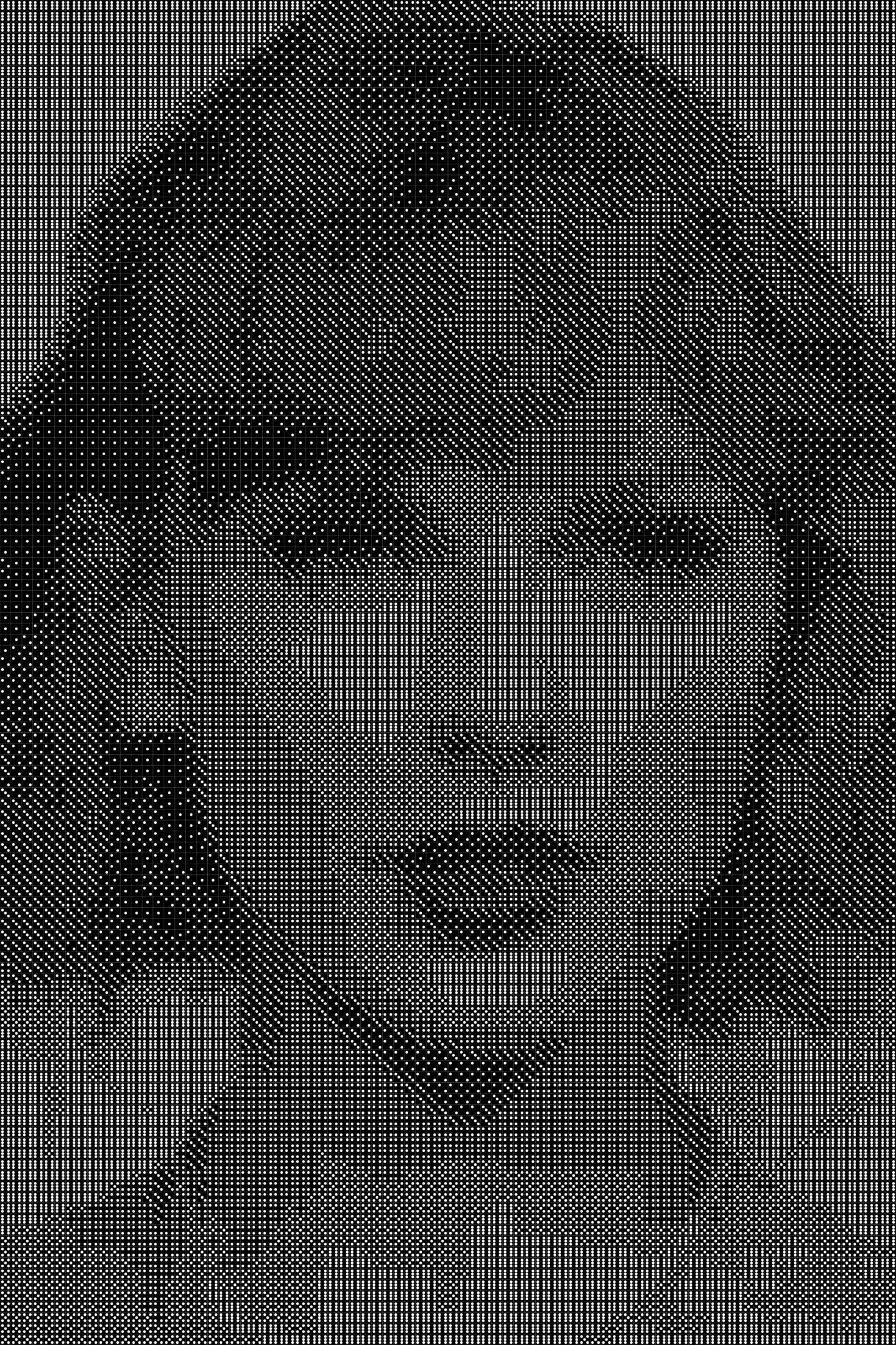 Taylor Swift 3 Dice Art- Handcrafted Dice Mosaic using 10,000+ Dice, Two Size Options