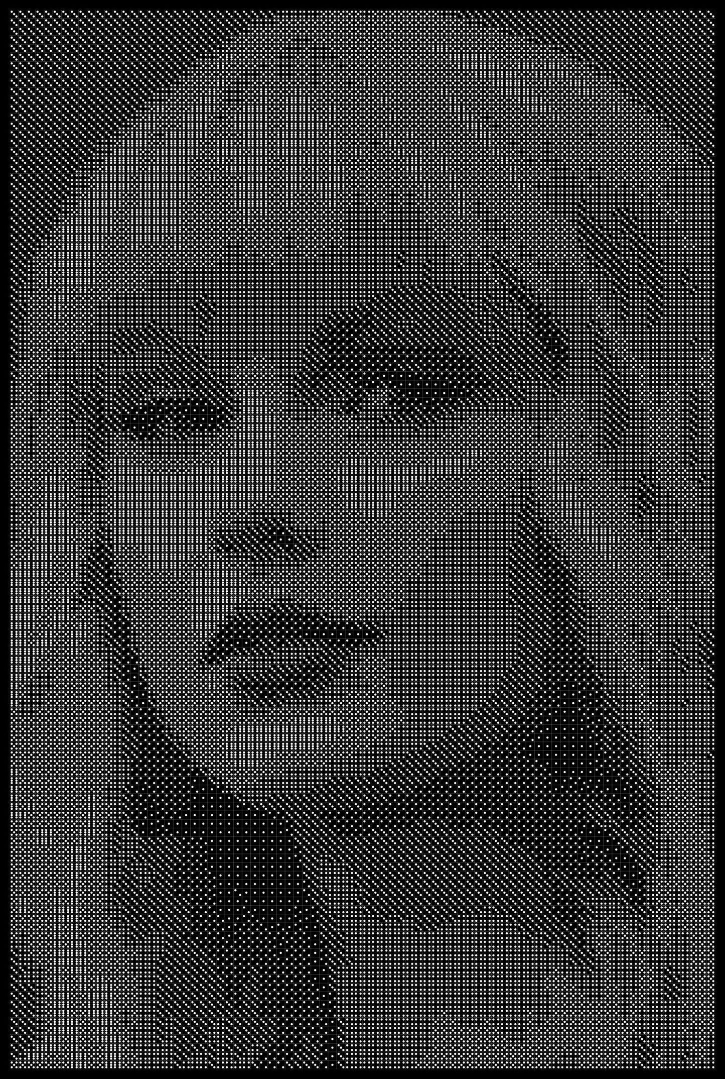Taylor Swift 4 Dice Art- Handcrafted Dice Mosaic using 10,000+ Dice, Two Size Options