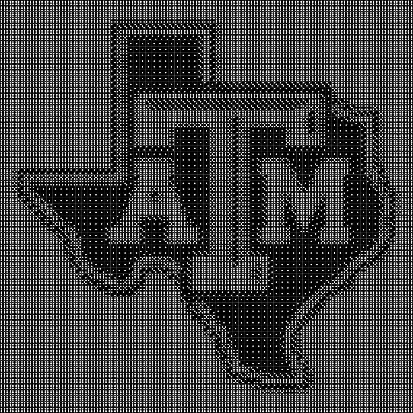 Texas AM Dice Mosaic- Handcrafted Dice Art with 5,000+ Dice, Two Size Options