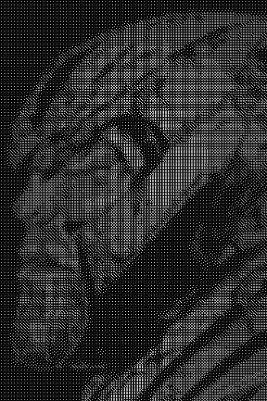 Thanos Dice Art- Handcrafted Dice Mosaic using 10,000+ Dice, Two Size Options