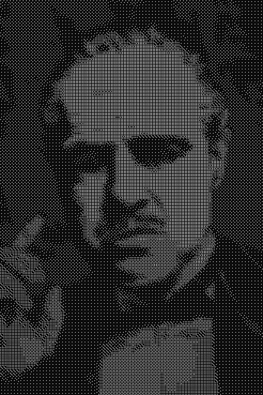 The Godfather 2 Dice Art- Handcrafted Dice Mosaic using 10,000+ Dice, Two Size Options