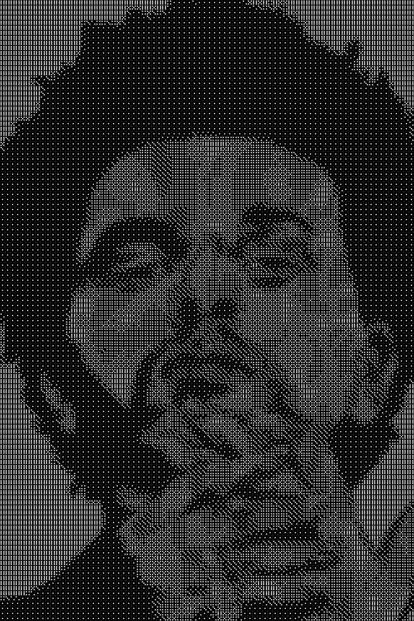 The Weekend 3 Dice Art- Handcrafted Dice Mosaic using 10,000+ Dice, Two Size Options