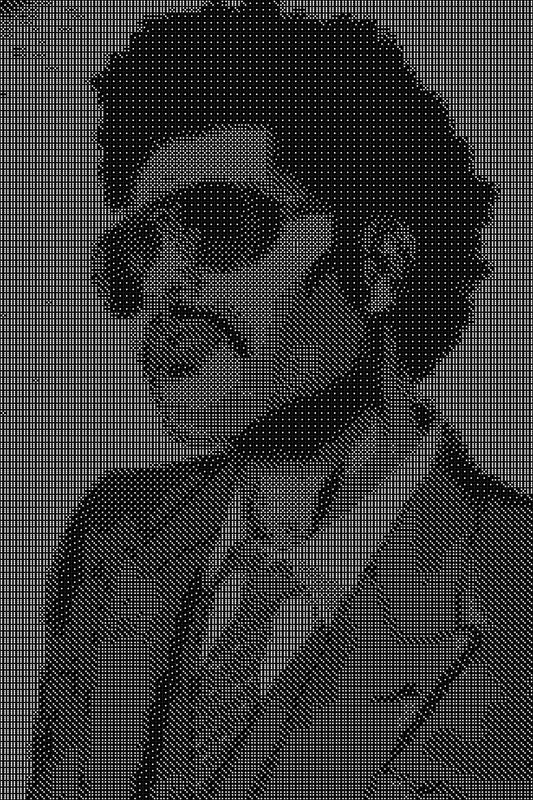 The Weekend 6 Dice Art- Handcrafted Dice Mosaic using 10,000+ Dice, Two Size Options