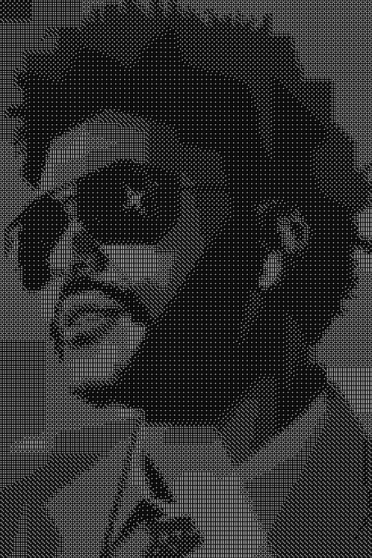 The Weekend 8 Dice Art- Handcrafted Dice Mosaic using 10,000+ Dice, Two Size Options