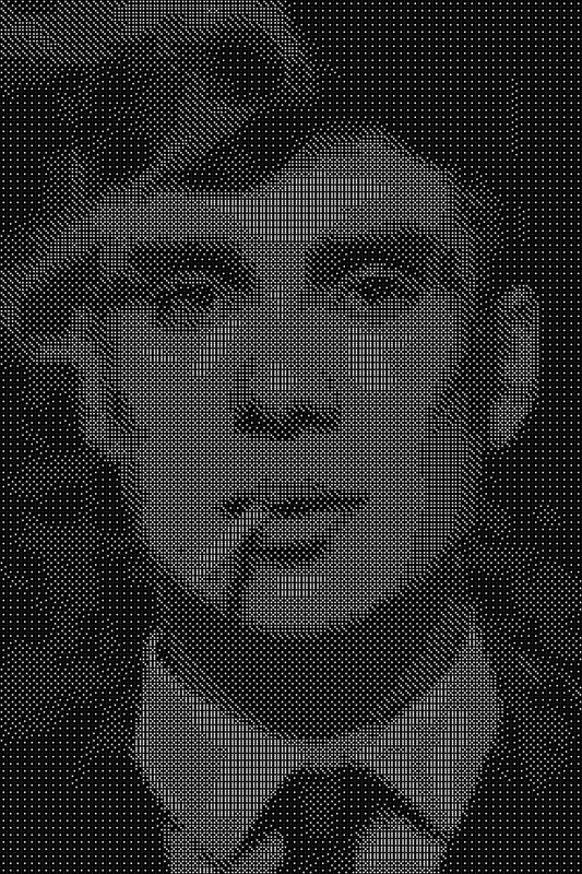 Thomas Shelby 2 Dice Art- Handcrafted Dice Mosaic using 10,000+ Dice, Two Size Options