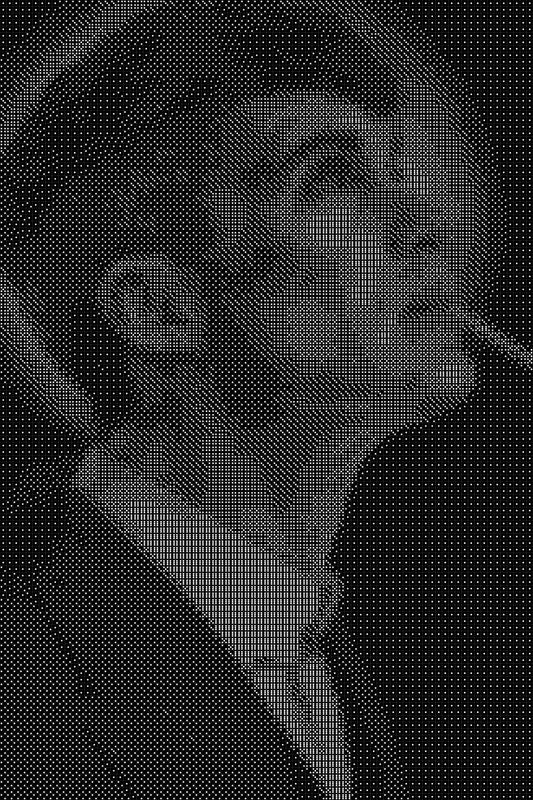 Thomas Shelby 4 Dice Art- Handcrafted Dice Mosaic using 10,000+ Dice, Two Size Options