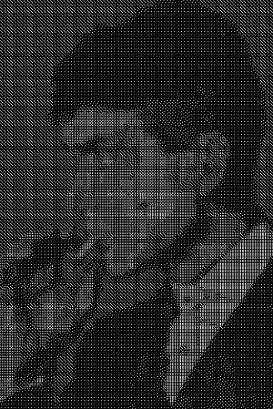 Thomas Shelby 5 Dice Art- Handcrafted Dice Mosaic using 10,000+ Dice, Two Size Options