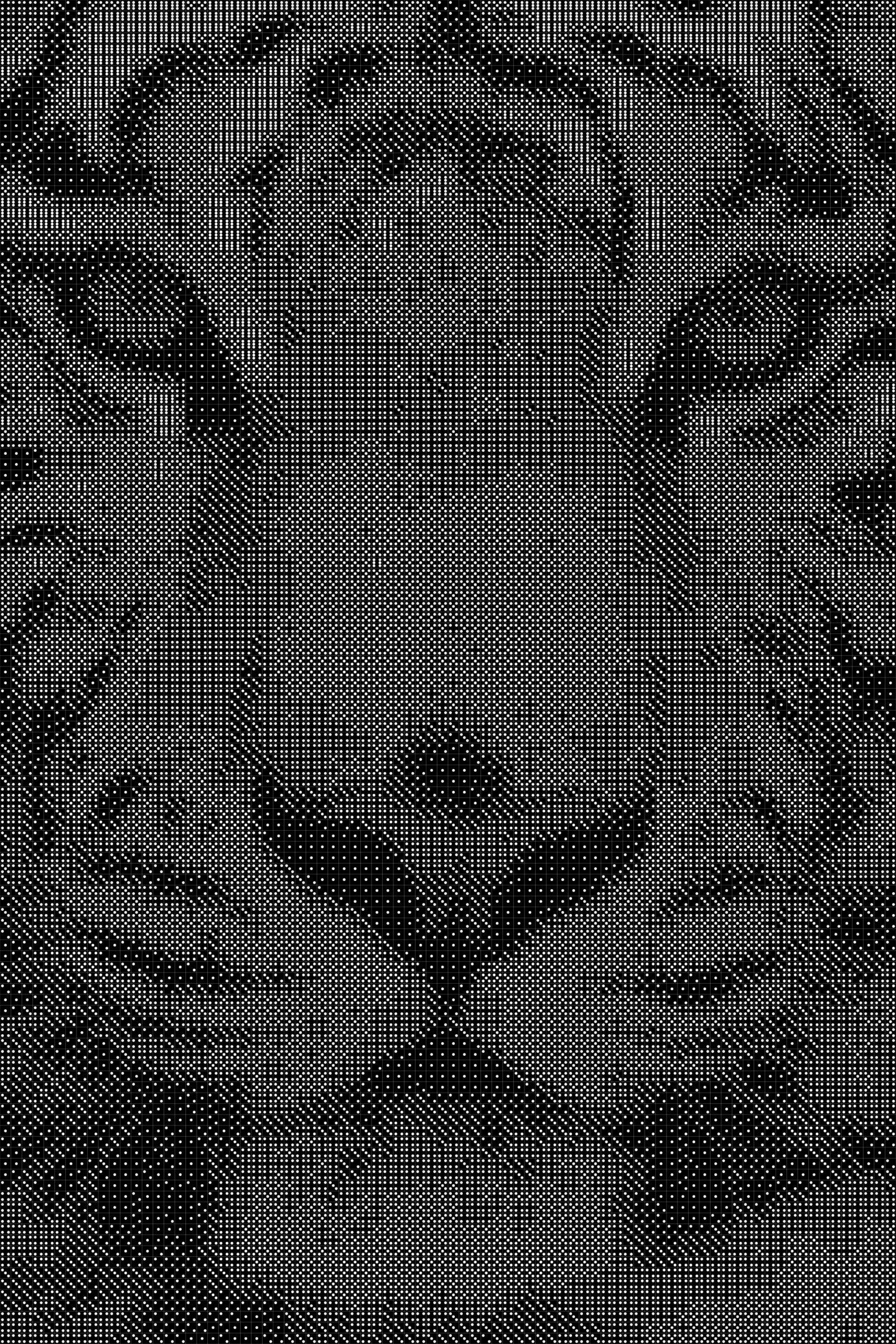 Tiger 3 Dice Art- Handcrafted Dice Mosaic using 10,000+ Dice, Two Size Options