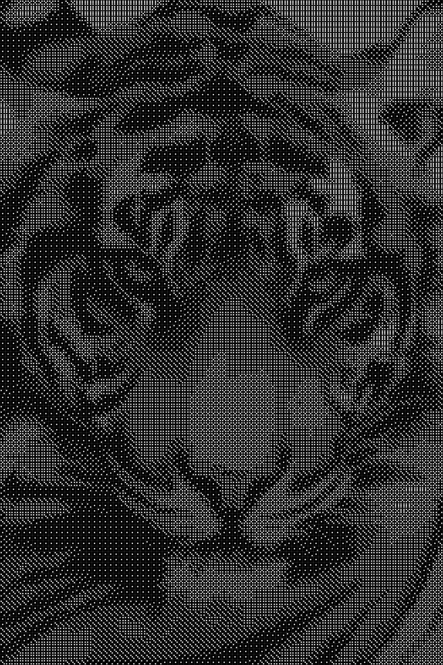 Tiger 4 Dice Art- Handcrafted Dice Mosaic using 10,000+ Dice, Two Size Options