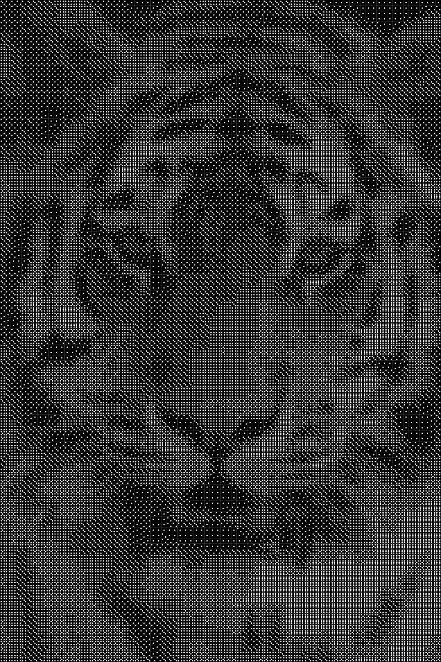 Tiger 5 Dice Art- Handcrafted Dice Mosaic using 10,000+ Dice, Two Size Options