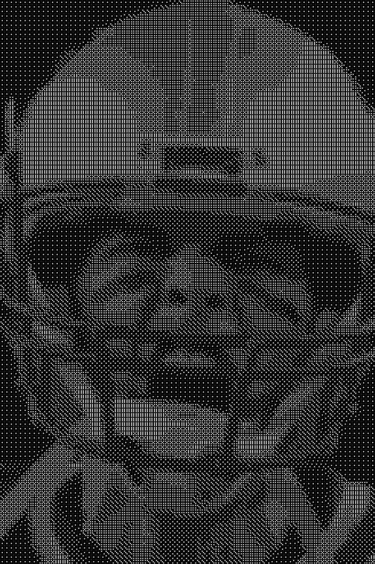 Tom Brady 2 Dice Art- Handcrafted Dice Mosaic using 10,000+ Dice, Two Size Options