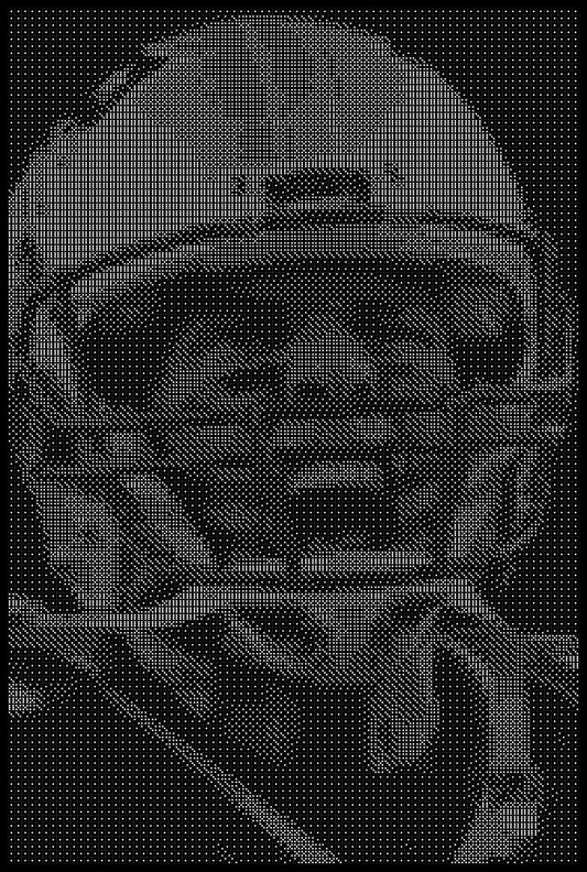 Tom Brady 3 Dice Art- Handcrafted Dice Mosaic using 10,000+ Dice, Two Size Options