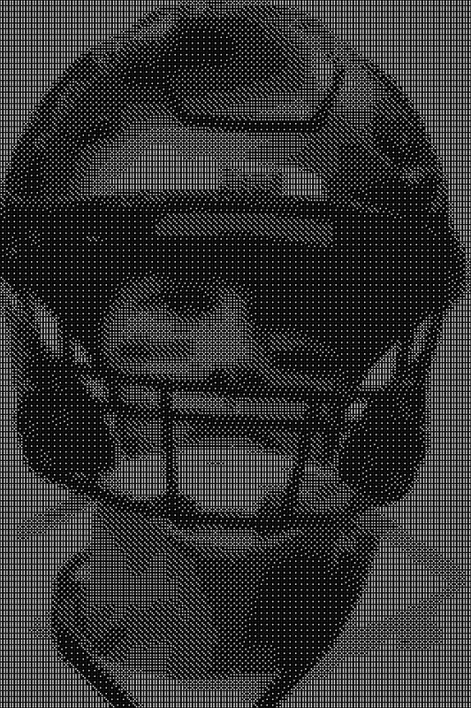 Tom Brady 9 Dice Art- Handcrafted Dice Mosaic using 10,000+ Dice, Two Size Options