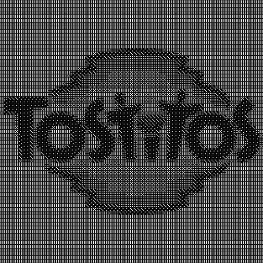 Tostitos Dice Mosaic- Handcrafted Dice Art with 5,000+ Dice, Two Size Options