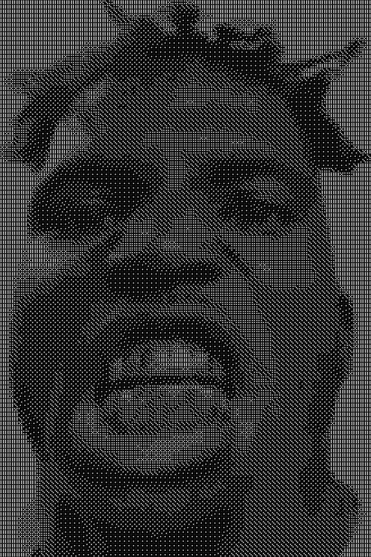Tyreek Hill Dice Art- Handcrafted Dice Mosaic using 10,000+ Dice, Two Size Options