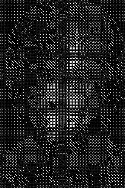 Tyrion Lannister Dice Art- Handcrafted Dice Mosaic using 10,000+ Dice, Two Size Options