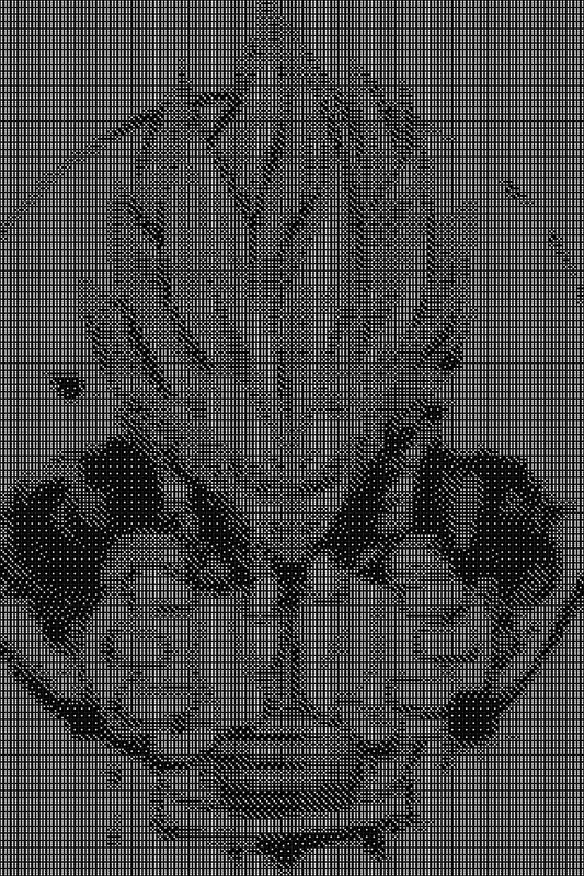 Vegeta 4 Dice Art- Handcrafted Dice Mosaic using 10,000+ Dice, Two Size Options