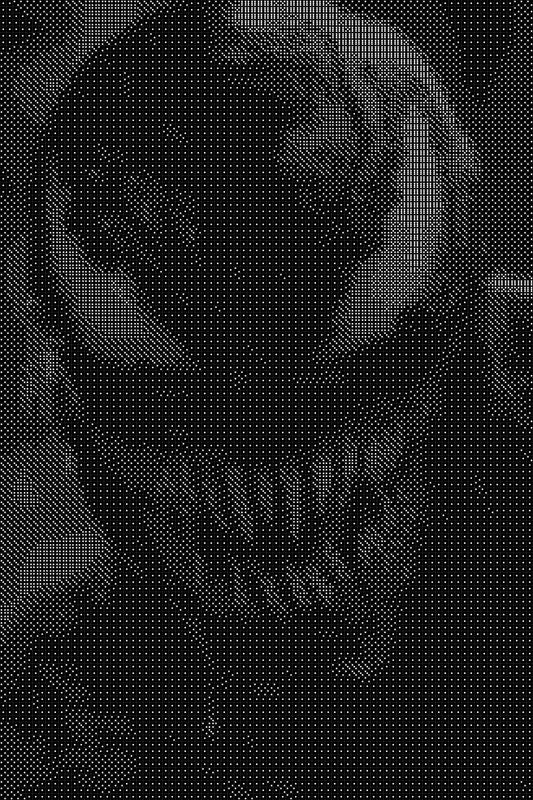 Venom 10 Dice Art- Handcrafted Dice Mosaic using 10,000+ Dice, Two Size Options