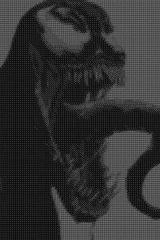 Venom 3 Dice Art- Handcrafted Dice Mosaic using 10,000+ Dice, Two Size Options