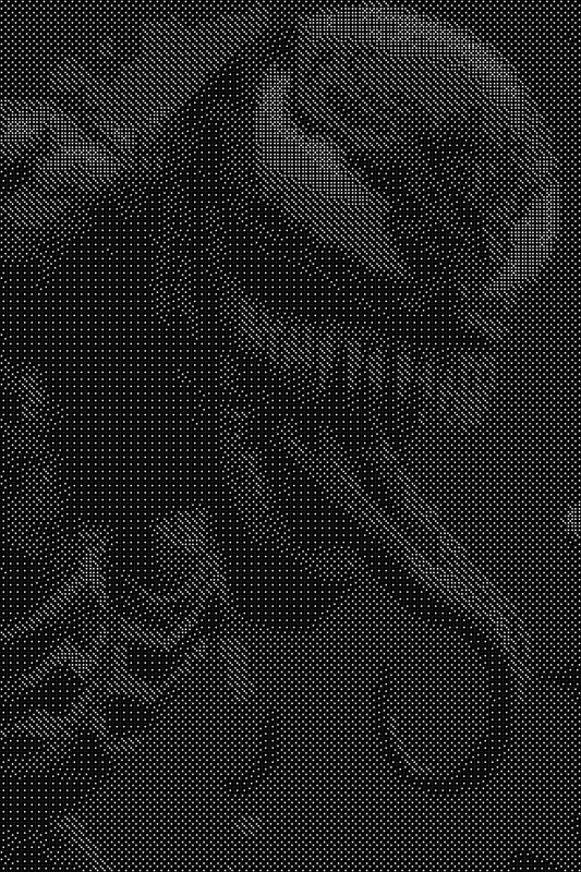 Venom 7 Dice Art- Handcrafted Dice Mosaic using 10,000+ Dice, Two Size Options