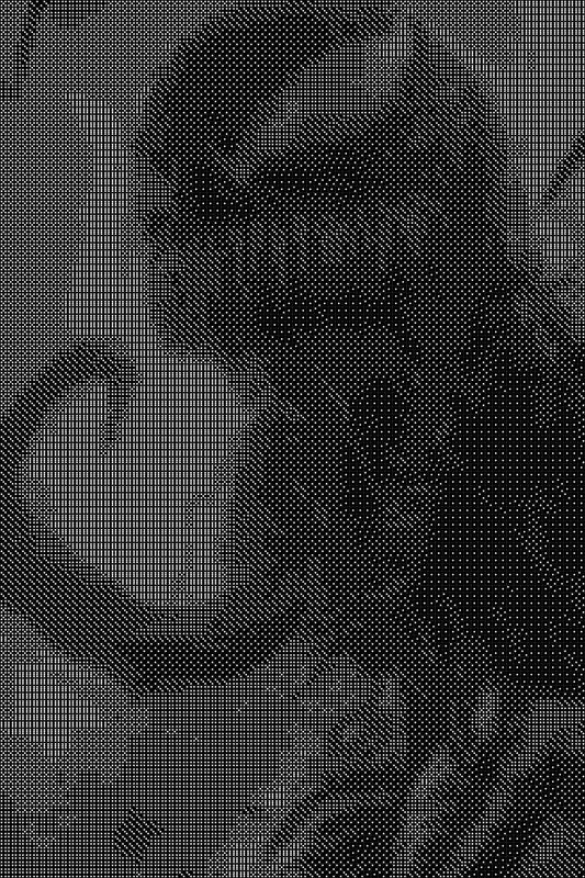 Venom 8 Dice Art- Handcrafted Dice Mosaic using 10,000+ Dice, Two Size Options