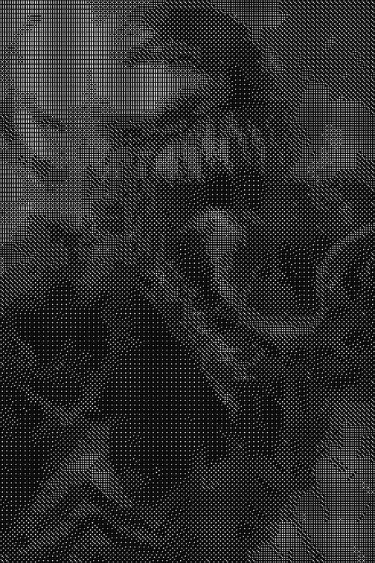 Venom 9 Dice Art- Handcrafted Dice Mosaic using 10,000+ Dice, Two Size Options