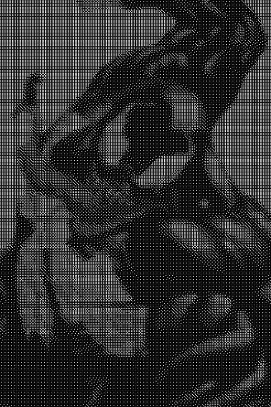 Venom Dice Art- Handcrafted Dice Mosaic using 10,000+ Dice, Two Size Options