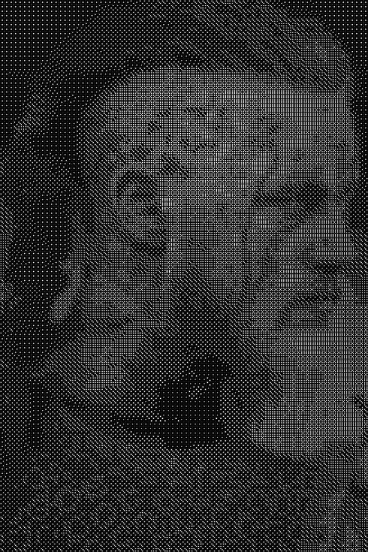 Viking Dice Art- Handcrafted Dice Mosaic using 10,000+ Dice, Two Size Options