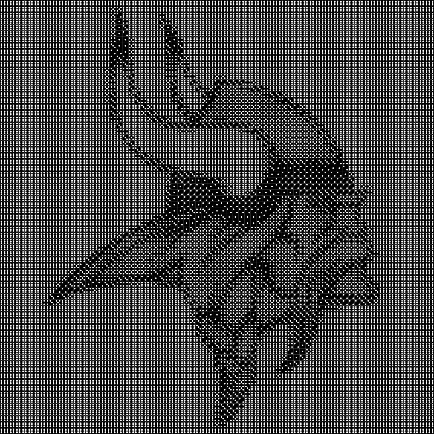 Vikings Dice Mosaic- Handcrafted Dice Art with 5,000+ Dice, Two Size Options