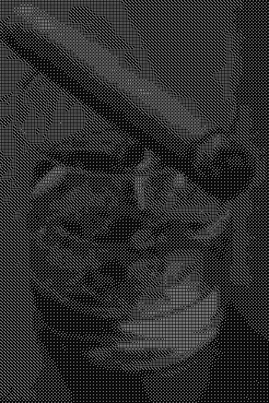 Whiskey and Cigar Dice Art- Handcrafted Dice Mosaic using 10,000+ Dice, Two Size Options