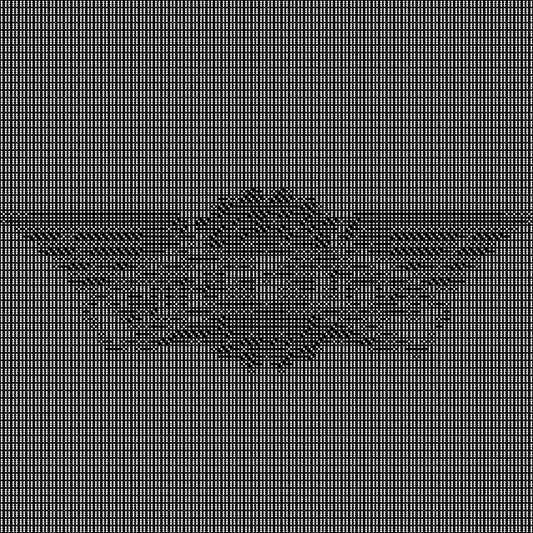 Wingstop Dice Mosaic- Handcrafted Dice Art with 5,000+ Dice, Two Size Options