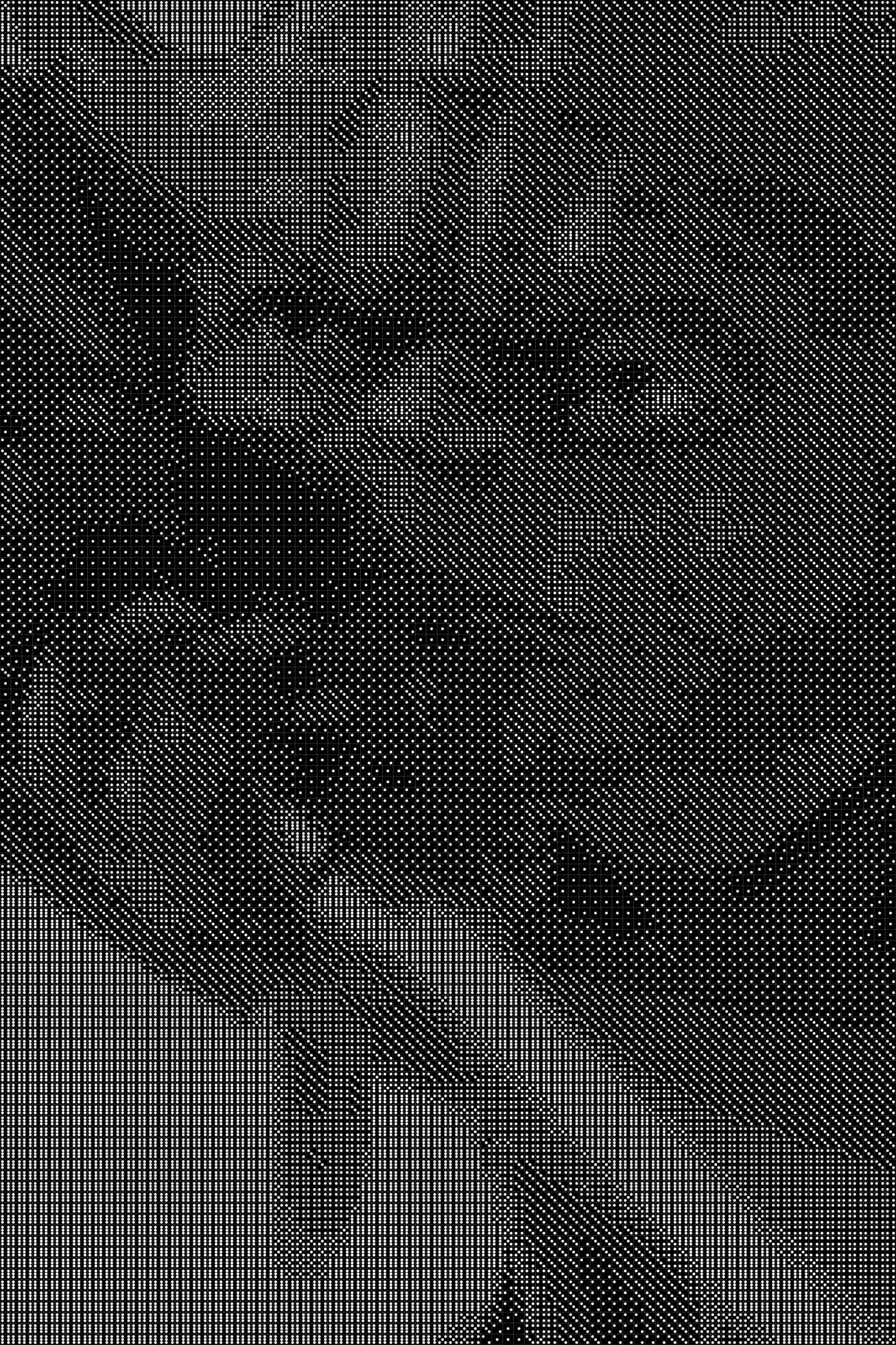 Yoda Dice Art- Handcrafted Dice Mosaic using 10,000+ Dice, Two Size Options
