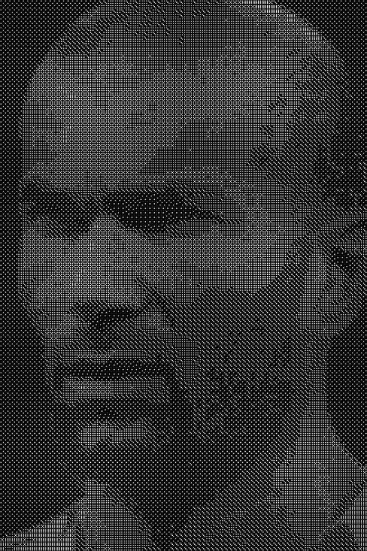 Zinedine Zidane Dice Art- Handcrafted Dice Mosaic using 10,000+ Dice, Two Size Options